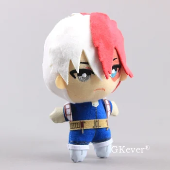 Anime Mano Herojus Talismanas Pliušinis Lėlės Žaislas Animacinį Personažą Cosplay Todoroki Shoto 15 cm Mini Kimštiniai Žaislai, Populiarus Kalėdų Dovana