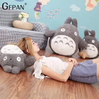 Didelis Dydis Juokingas Totoro Pliušiniai Žaislai Garsaus Animacinių filmų Totoro Minkštas Pliušinis iškamša Pagalvėlė milžinišką Lėlės Kūrybos Dovana Vaikams