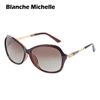 Blanche Michelle Nauji Akiniai nuo saulės Moterims Poliarizuota Derliaus UV400 moteriški Saulės Akiniai Vairavimui oculos gafas de sol mujer Su dėžute