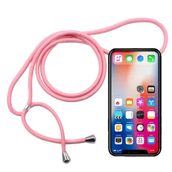 Telefoną atveju huawei P Smart Z Plius 2018 2019 Mate 40 Lite pro virvelę petį, virvę laido padengti coque