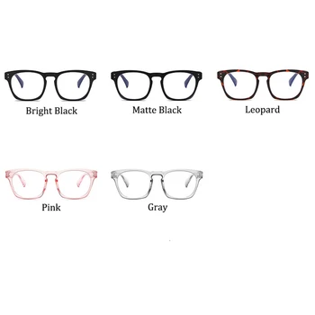 Aikštė akiniai, rėmeliai moterų mados mėlyna šviesa kompiuterio akinius Retro kniedės Skaidrūs akiniai moterims vintage akiniai