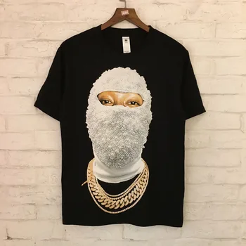 2018 m. Vasaros stiliaus Diamond Užmaskuotas Moteris, T marškiniai Moterims, Vyrams, Aukštos Kokybės medvilnės Hiphop Riedlentė t-shirt Streetwear marškinėliai
