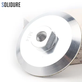 4 colių Pavėsinė 5/8-11 arba M14 Aliuminio Filmavimo Mygtukai 100mm Abrazyviniai Diskai Poliravimo Kepuraitės Įrankiai Aliuminio Rėmėjų