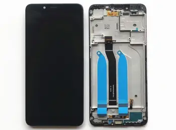 5.45 colių LCD ekrano Xiaomi Redmi 6A touch ekranas Redmi 6 skaitmeninis keitiklis asamblėjos Rėmas Su Nemokama Grūdintas Stiklas