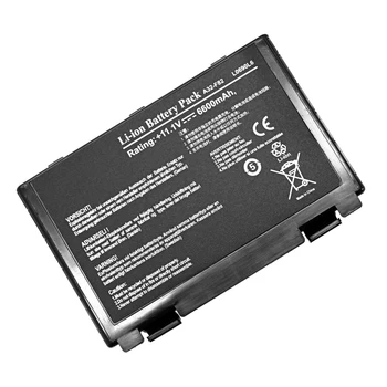 6600MAh 11.1 V Nešiojamas Baterija Asus a32-f82 a32-f52 a32 F52 f82 k50ij k50 K51 k50ab k40in k50id k50ij K40 k50in k60 k61 k70
