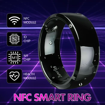 Atsparus vandeniui Atrakinti Sveikatos Apsaugos Smart Žiedas Dėvėti Naujų Technologijų Magic Finger NFC Žiedas 