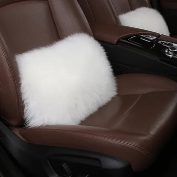 AUTOYOUTH Automobilių Sėdynės Padengti su Australijos Gryna Vilna Automobilių Sėdynės Pagalvėlės Avių Žiemą Šiltas Pliušas su Kailio Pagalvėlės, Atgal Turėtojas