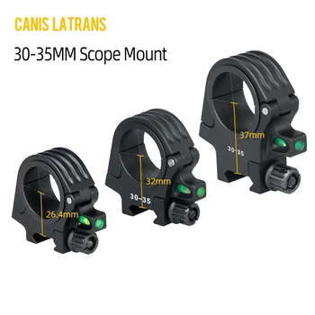 Canis Latrans Taktinis įvairių Centras aukštis 30-35mm monokliai mount Picatinny Rail mount dobble žiedas medžioklės šautuvas taikymo sritis mount