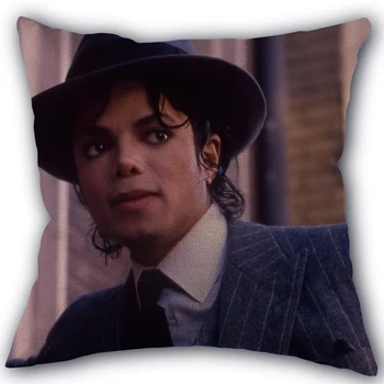 Custom Nauja Michael Jackson Užvalkalas Aukštos Kokybės Namų Tekstilės, Medvilnės, Lino Audinių 45x45cm Vienos Pusės Apdailos Pagalvių užvalkalus