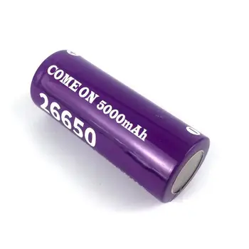 Daugkartinio įkrovimo Baterija Patvari, Praktiška ekologiškos daugkartinio Įkrovimo 3.7 v, Li-ion 26650-5000MAH Akumuliatorius