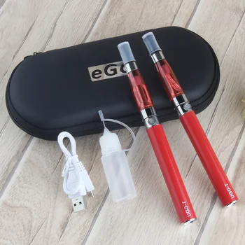 Du kartus eGo T CE4 Starter Kit E Cigarečių UGO w Baterijos su CE4 2 Purkštukus Elektroninių Cigarečių Vape Pen Garintuvas