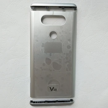 Dėl LG V20 Originalus Metalo Galinis Baterijos Dangtelis Būsto Bylą grąžinti iš Plastiko, Viršuje, Apačioje Dangtelis Galinis Korpusas
