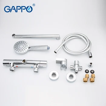 GAPPO vonia krioklys, maišytuvas, maišytuvai, maišytuvas voniai, dušo čiaupus sienos, sumontuoti termostatiniai vandens maišytuvas vonios čiaupų Y22715