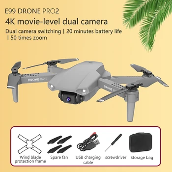 Geriausias Mini Drone 4K 1080P HD Vaizdo Kamera WiFi Fpv Oro Slėgio Aukščio Laikyti Patvarus, Sulankstomas Tranai Quadcopter Drone