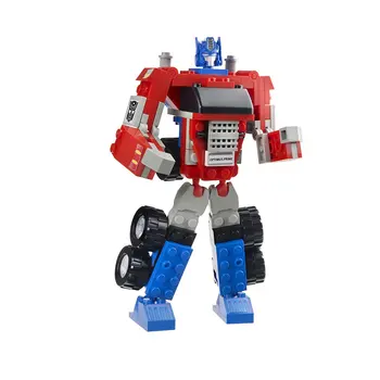 Hasbro kietas bazės kre-o transformatoriai, modulines Pagrindinio Optimus Prime blokai labai geras Žaislai vaikams dovanų