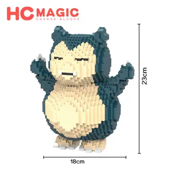 HC MAGIJA Deimantų Blokai Japonijos Anime Figūrėlės Žaislai Švietimo Dovanos Veiksmų Skaičius, Plastiko Surinkimas Modelis Gimtadienio Dovana
