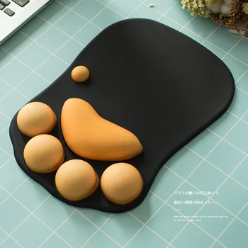 Kompiuterio pelės kilimėlis su apyrankė naujas 2020 katės letena mergina mielas vertus poilsio minkštas studentų office kūrybos pelės mygtukai 3C068
