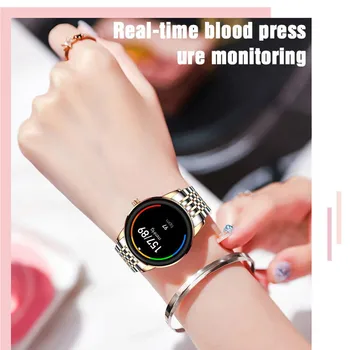 LIGE Mados Smart Watch Moterys Vyrai smartwatch Sporto Treniruoklių Seklys atsparus Vandeniui Visą ratą jutiklinis ekranas reloj inteligente Dovana