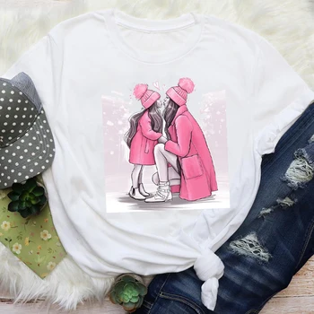 Moteris, Mama, Mama Berniukai Mielas Saldus Spausdinimo Atsitiktinis Motina Animacinių Filmų Grafika Tees Drabužius Spausdinti Viršūnes Lady Moterų Marškinėliai T-Shirt