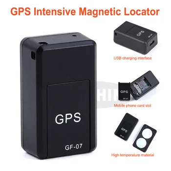 Nemokamas montavimas Magnetiniai Mini GF-07 GPS Sekimo SOS Sekimo Įrenginiai Transporto priemonės Automobilių Vaiko buvimo Vietos Sekimo Aptikimo Sistemos