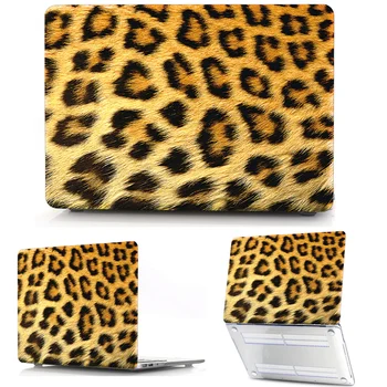 Seksualus Leopard PVC Nešiojamas Pakeisti Dangtelis Apple Macbook Air Pro Retina 11 12 13 15 Mac Book Pro 13.3 15.4 Su Jutiklinis Baras ID
