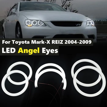 Toyota Ženklas X REIZ 2004-2009 Medvilnė Led Angel Eyes komplektas Puikiai Itin šviesus DRL Automobilio Optikos šviesos važiavimui Dieną