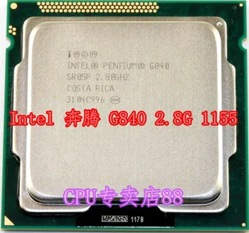Už lntel G840 CPU Procesorius Dual-Core(2.8 Ghz /L2=2*256 KB/65W) Socket LGA 1155 Darbalaukio (darbo Nemokamas Pristatymas)