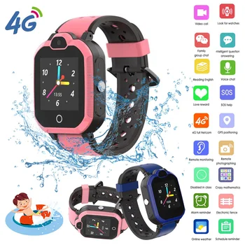 Vaikai Smart Žiūrėti 4G Wifi GPS Tracker Smartwatch Vaikai 4g Žiūrėti Vaizdo Ryšio Telefono Vandeniui Smart Žiūrėti Vaikas Laikrodis Dovana 2019