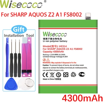 Wisecoco HE314 4200mAh Naujas Akumuliatorius SHARP AQUOS Z2 A1 FS8002 Telefoną Pakeisti + Sekimo Numerį