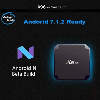 X96 Mini X96mini Android 7.1 Smart TV BOX 2GB/16GB TVBOX X 96 Mini Amlogic S905W H. 265 4K 2.4 GHz WiFi Media Player 