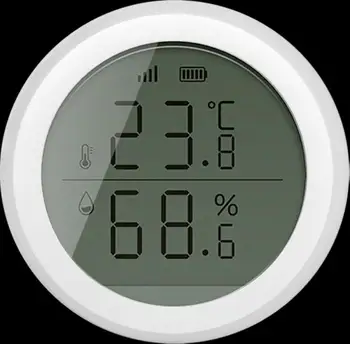 ZigBee Smart Home Temperatūros Ir Drėgmės Jutiklis Dirbti Su ZigBee Sąsajos Įtaisai EWelink Temperatūros Ir Drėgmės Jutiklis