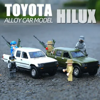 1:32 TOYOTA HILUX HAEKLAS Automobilių išgauto lydinio automobilio modelio leidimas kolekcionuojamų automobilių žaislas gimtadienio proga, berniukas nemokamas pristatymas