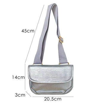 2020 PU Odos Ponios Mini Flap Bag Mados Lazerio Moterų Pečių Maišą Akmenų Modelis Prašmatnus Jaunimo Crossbody Telefono Maišą Visą Pardavimas