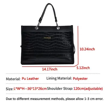 Akmens Modelio Totalizator Krepšiai Moterų 2020 M. Mados Didelis Moterų Maišas Prabanga PU Odos moteriškos Rankinės Didelės Talpos Shopper Bag