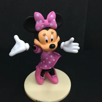 Disney Vaikas Žaislai, 6pcs/Set 7-9cm Mickey Minnie Mouse Klubą ančiukas Donaldas Kolektoriai Veiksmų Skaičius, Žaislai, Lėlės Kalėdų Dovana