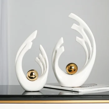 Europa Angelas Sparnų Modeliai Miniatiūrinės Figūrėlės Feng Shui Keramikos Amatai Namų Dekoro Priedai Vestuvių Dovanos