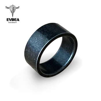 EVBEA Titano Plieno Viking Punk, Gothic Antikvariniai Paprastas Žiedas Senojo Stiliaus Vyrų Papuošalai Rock Roll Kpop Dviratininkų