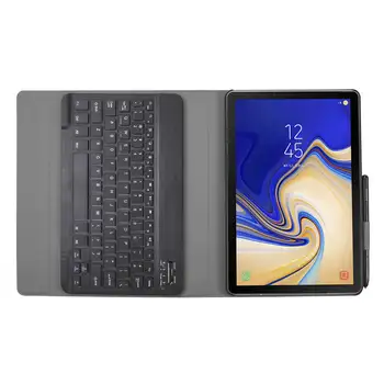 Klaviatūra Samsung Galaxy Tab 10.5 2018 SM-T590 SM-T595 T590 Tablet Odos dangą, rusų anglų Bluetooth Klaviatūra