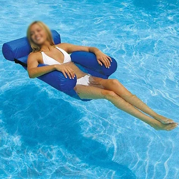 Kėdė Vasaros Plaukimo Pripučiami Lankstymo Eilės Kambarys, Baseinas Pripučiamas Vandens Lounge Kėdės