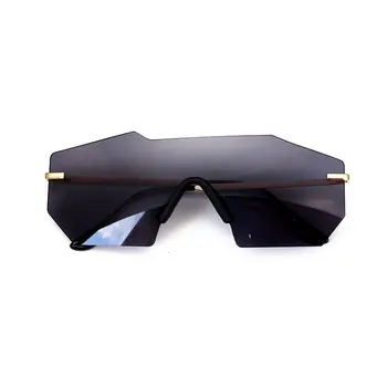 Mados unisex poliarizuoti akiniai nuo saulės vyrams, moterims 2019 prekės dizaineris retro taškus veidrodis frameless vairavimo akinius oculos de sol