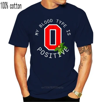 Mano Kraujo Tipas Yra Teigiamas Valstybės Ohajo Black T-Shirt 