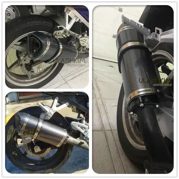 Motociklo Visas Išmetimo Pabėgti Sistema Modifed Vidurio Link Vamzdžio Slydimui Dėl Hyosung GT 125 VTR 250 Kometa