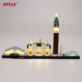 MTELE Prekės LED lemputės Komplektą Už Venecijos Architektūros Compatile Su 21026 (Modelis NE Komplekte)