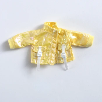 Naujas ob11 kūdikių drabužiai 1 / 12bjd drabužius, kietas, šviesus flash kišenėje striukė Molly lėlės drabužiai TGS P9 striukė striukė lėlės priedai