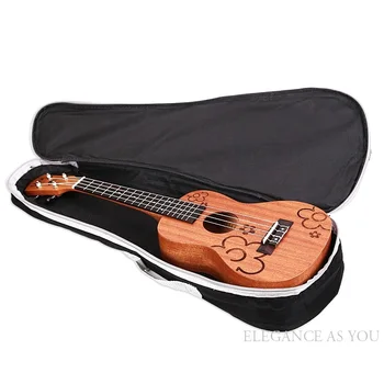 Nemokamas pristatymas 21inch mažai gitara peties 23inch Ukulėle maišelį kelionės Ukulėle 26inch mažas gitara maišelį paprasta 4string gitaros dėklą