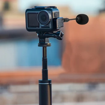 Nešiojamų 3.5 mm Mini Mikrofonas, Audio Adapteris, skirtas DJI OSMO Veiksmų Sporto Fotoaparato Mic Lengvas Įrašymo Šaudymo Reikmenys