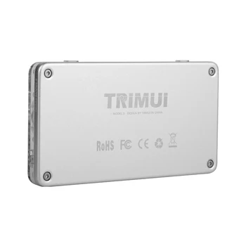 TRIMUI - Itin Mažas retro rankinės IPS ekranas skaidrus Metaliniu korpusu, vaizdo grotuvas