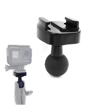 TUYU greitai išleisti kamuolį galva plokščia galva montavimo adapteris, skirtas GoPro SJCAM DJI OSMO veiksmų fotoaparato motociklo laikiklis montavimo bazės