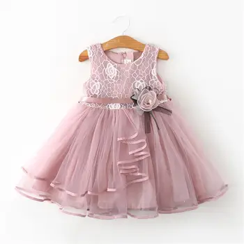 Vasarą Mergina Drabužiai Vaikams, Suknelės Mergaitėms Gėlių Nėrinių Suknelė Baby Girl Šalis Vestuvių Suknelė Vaikų Mergaitė Princesė Suknelė 2 - 9Y