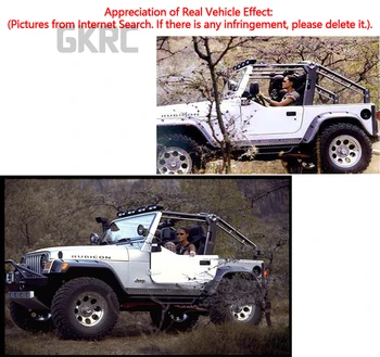 1.9 Colių Metalo Varantys G08 Tomb Raider Retro Jeep Padengti Ratų 1/10 Modeliavimas Laipiojimo Automobilių Scx10ii Centrinis Trx-4 Rc4wd D90 D110